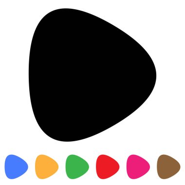 Çal, başlat düğmesi vektör illüstrasyonunu