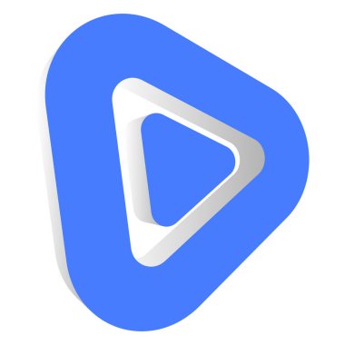 Çal, başlat düğmesi vektör illüstrasyonunu