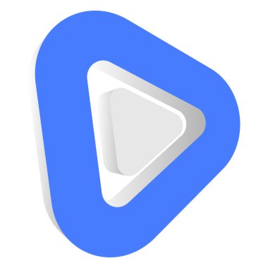 Çal, başlat düğmesi vektör illüstrasyonunu