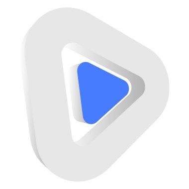 Çal, başlat düğmesi vektör illüstrasyonunu