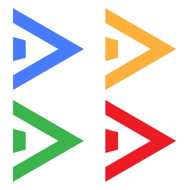 Çal, başlat düğmesi vektör illüstrasyonunu