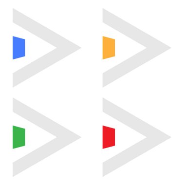 Çal, başlat düğmesi vektör illüstrasyonunu