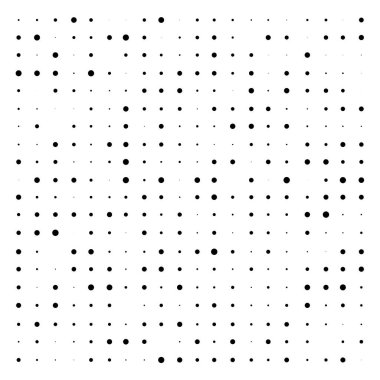 Rastgele noktalar, yarım ton şeklinde daireler. Nokta, noktalama arkaplan. Polkadotlar, nokta listesi arkaplanı
