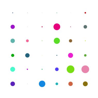 Rastgele noktalar, yarım ton şeklinde daireler. Nokta, noktalama arkaplan. Polkadotlar, nokta listesi arkaplanı