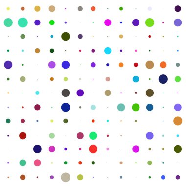 Rastgele noktalar, yarım ton şeklinde daireler. Nokta, noktalama arkaplan. Polkadotlar, nokta listesi arkaplanı