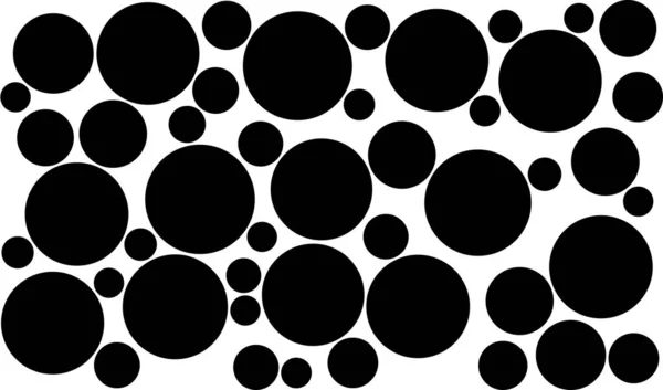 ランダムな点や円 点在し 斑点模様 ポインティリスト ポインティリズムの背景 ストックベクトルイラスト クリップアートグラフィック — ストックベクタ