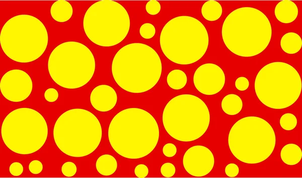 Pop Art Pois Cerchi Punteggiati Caso Texture Sfondo Illustrazione Vettoriale — Vettoriale Stock