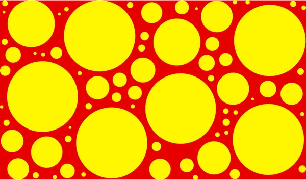 Pop Art Pois Cerchi Punteggiati Caso Texture Sfondo Illustrazione Vettoriale — Vettoriale Stock