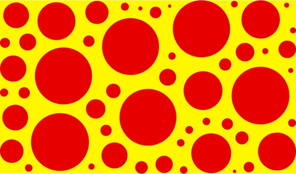 Pop Art Polka Dot Κύκλοι Διάστικτη Τυχαία Μοτίβο Υφή Και — Διανυσματικό Αρχείο