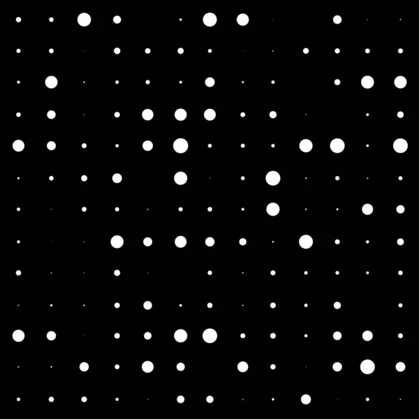 Випадкові Точки Кола Півтоном Недоумок Негнучкий Фон Polkadots Pointillist Backdrop — стоковий вектор