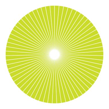 Turta grafiği, turta grafiği dairesel diyagramı 2 ile 65 arasında, sektörler arası. Bölümlü, bölünmüş çember - hisse senedi vektör çizimi, klip- sanat grafikleri