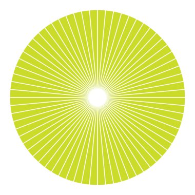 Turta grafiği, turta grafiği dairesel diyagramı 2 ile 65 arasında, sektörler arası. Bölümlü, bölünmüş çember - hisse senedi vektör çizimi, klip- sanat grafikleri