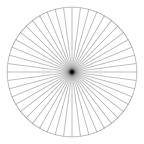 Pie Chart Pie Graph Circle Circular Diagram Sections Sectors Segmented — Stock Vector