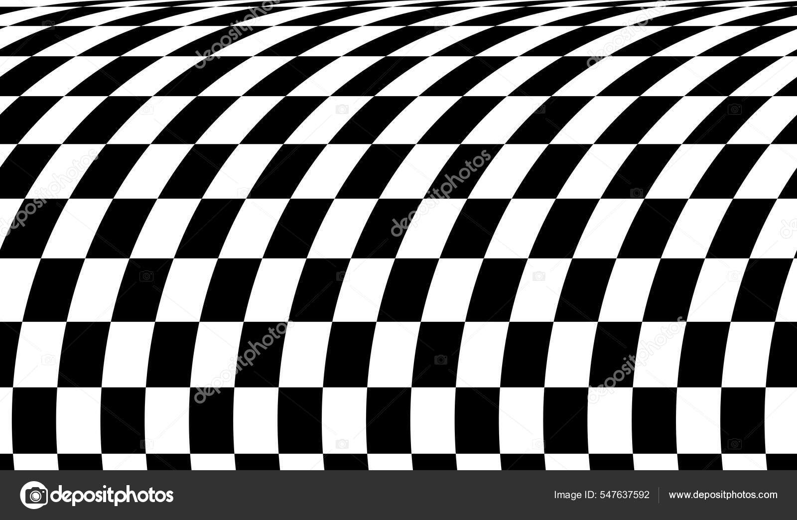 teste padrão do tabuleiro de xadrez preto e branco