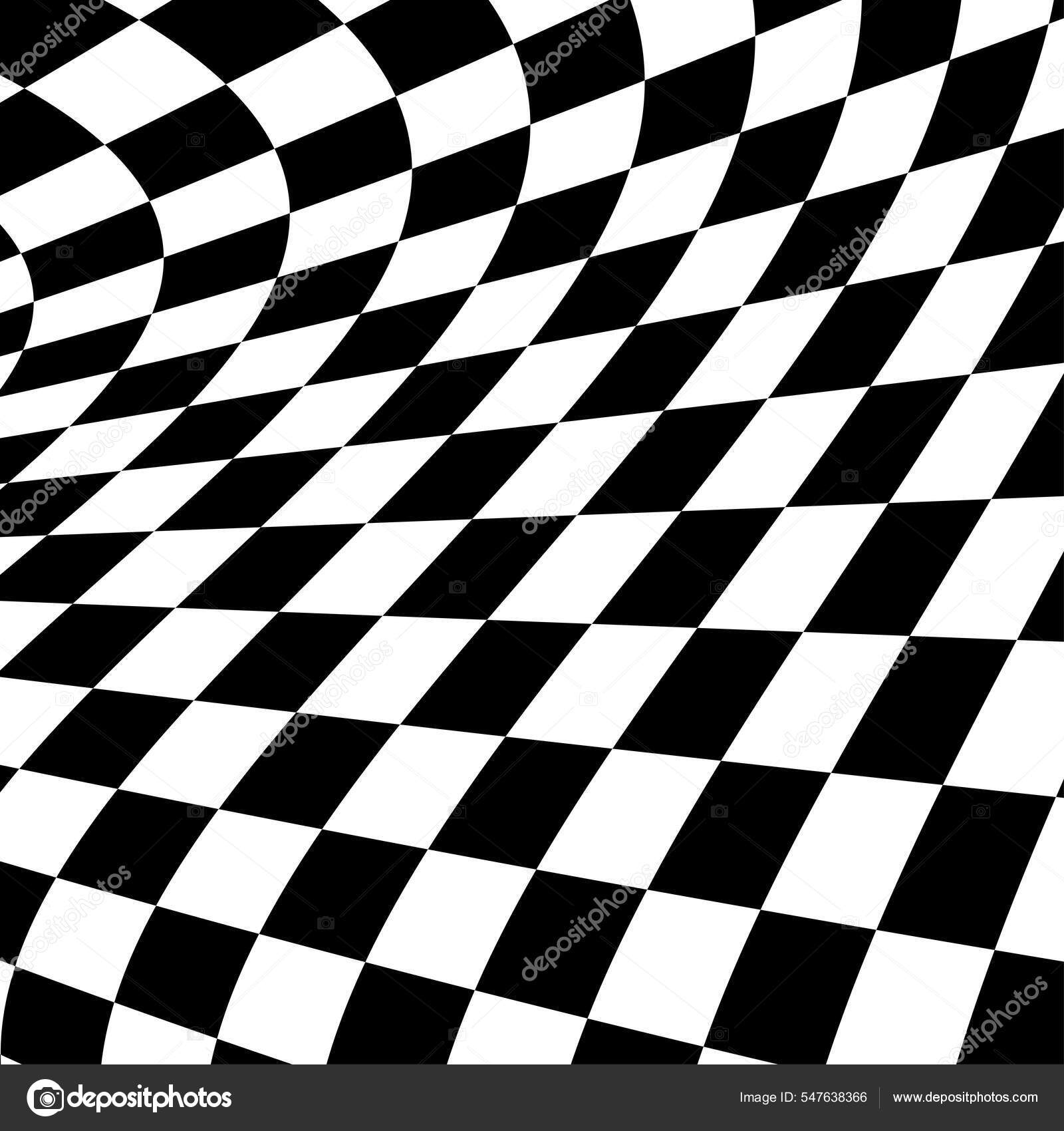 checkered chess board, race background wallpaper Stock Vector