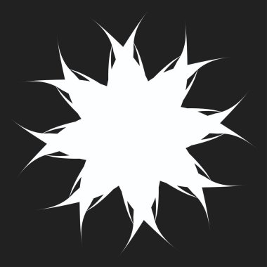 Mandala yayılıyor. Dairesel geometrik motif, simge, şekil - stok vektör çizimi, klip- sanat grafikleri