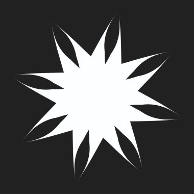 Mandala yayılıyor. Dairesel geometrik motif, simge, şekil - stok vektör çizimi, klip- sanat grafikleri