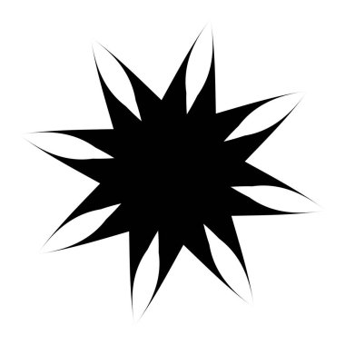 Mandala yayılıyor. Dairesel geometrik motif, simge, şekil - stok vektör çizimi, klip- sanat grafikleri