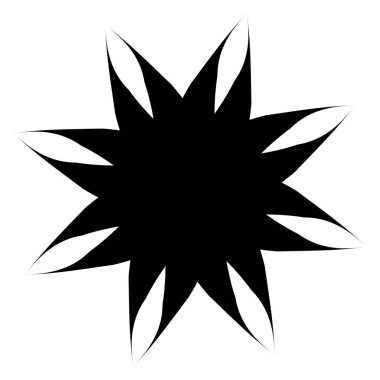 Mandala yayılıyor. Dairesel geometrik motif, simge, şekil - stok vektör çizimi, klip- sanat grafikleri