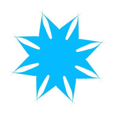 Mandala yayılıyor. Dairesel geometrik motif, simge, şekil - stok vektör çizimi, klip- sanat grafikleri