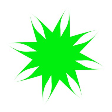 Mandala yayılıyor. Dairesel geometrik motif, simge, şekil - stok vektör çizimi, klip- sanat grafikleri