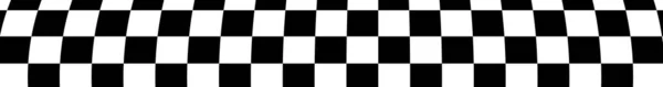 Abstraktní Závodní Vlajka Šachovnice Šachovnicový Vzor Textura Zkreslením Deformační Efekt — Stockový vektor