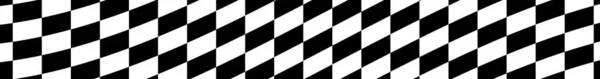 Αφηρημένη Σημαία Αγώνα Σκακιέρα Checker Πίνακα Μοτίβο Υφή Στρέβλωση Παραμορφώνεται — Διανυσματικό Αρχείο