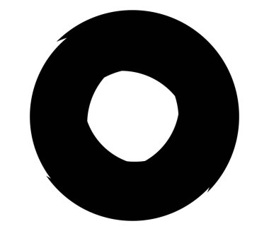 Soyut spiral, girdap, girdap ve girdap elementleri. Koklear, sarmal, girdap simgesi