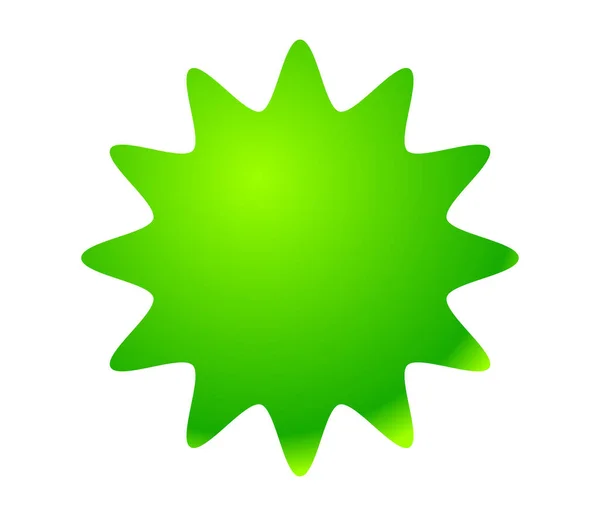 Étoile Brillante Brillante Brillante Éclatante Éclat Soleil Étiquette Flash Prix — Image vectorielle