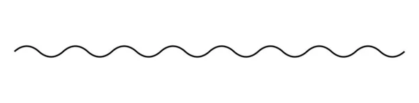 Хвилясті Хвилясті Лінії Крива Пишні Звивисті Лінії Смуги Стокові Векторні — стоковий вектор