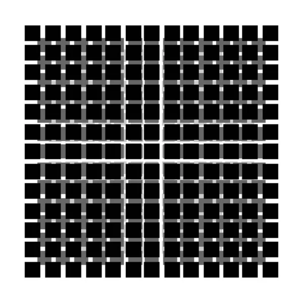 Abstrakt Mosaik Arrayform Designelement — Stock vektor