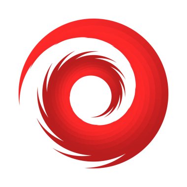 Döndür, döndür, döndür. Dönen segmentli çember, dairesel swoosh daire tasarım ögesi, simge vektörü - stok vektör illüstrasyonu, klip- sanat grafikleri