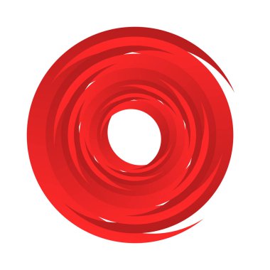 Döndür, döndür, döndür. Dönen segmentli çember, dairesel swoosh daire tasarım ögesi, simge vektörü - stok vektör illüstrasyonu, klip- sanat grafikleri