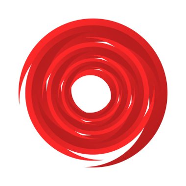 Döndür, döndür, döndür. Dönen segmentli çember, dairesel swoosh daire tasarım ögesi, simge vektörü - stok vektör illüstrasyonu, klip- sanat grafikleri