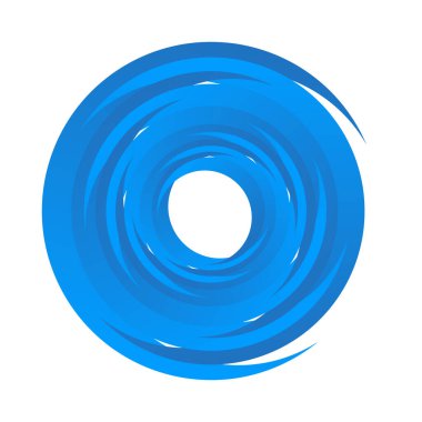 Döndür, döndür, döndür. Dönen segmentli çember, dairesel swoosh daire tasarım ögesi, simge vektörü - stok vektör illüstrasyonu, klip- sanat grafikleri