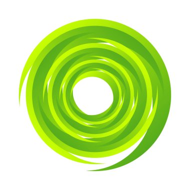 Döndür, döndür, döndür. Dönen segmentli çember, dairesel swoosh daire tasarım ögesi, simge vektörü - stok vektör illüstrasyonu, klip- sanat grafikleri