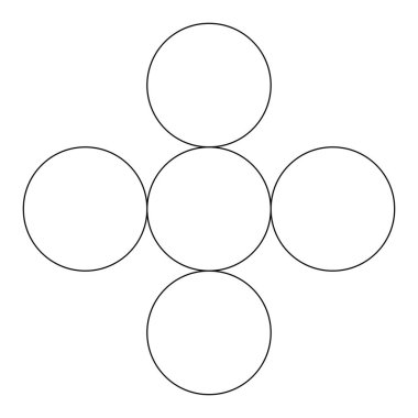 Geometrik formasyon, simge, sembol. Soyut geometriyle vektör illüstrasyonu