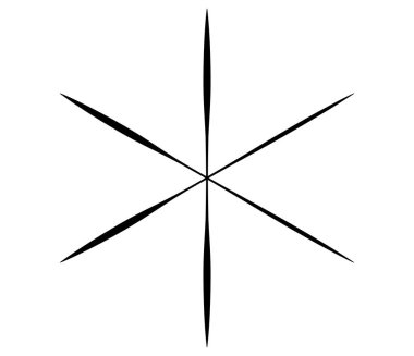 Radyal, yayılan çizgiler, çizgili tasarım ögesi - stok vektör illüstrasyonu, klip sanatları grafikleri