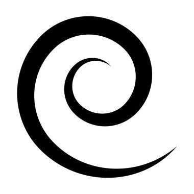 Döndür, döndür, döndür. Girdap, sarmal simgesi, sembol