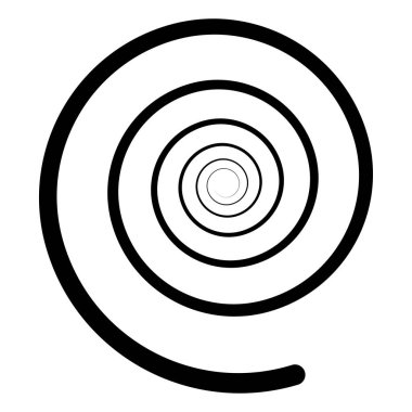 Döndür, döndür, döndür. Girdap, sarmal simgesi, sembol