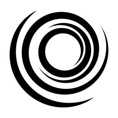 Döndür, döndür, döndür. Girdap, sarmal simgesi, sembol