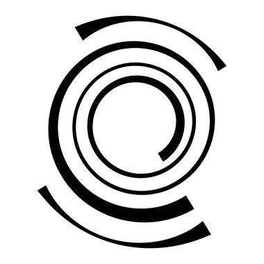 Döndür, döndür, döndür. Girdap, sarmal simgesi, sembol