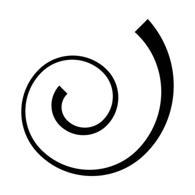 Döndür, döndür, döndür. Girdap, sarmal simgesi, sembol