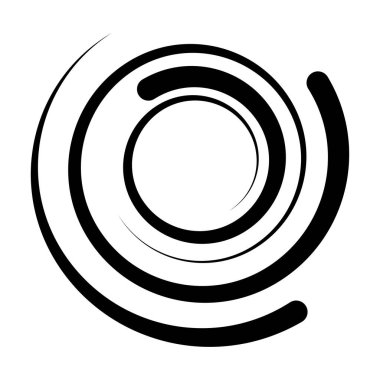 Döndür, döndür, döndür. Girdap, sarmal simgesi, sembol