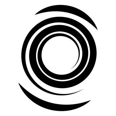 Döndür, döndür, döndür. Girdap, sarmal simgesi, sembol