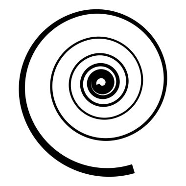 Döndür, döndür, döndür. Girdap, sarmal simgesi, sembol