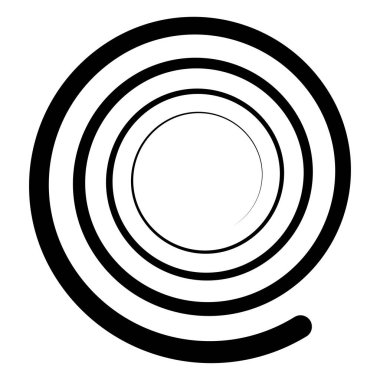 Döndür, döndür, döndür. Girdap, sarmal simgesi, sembol