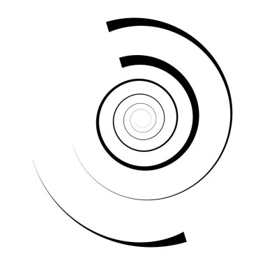 Döndür, döndür, döndür. Girdap, sarmal simgesi, sembol