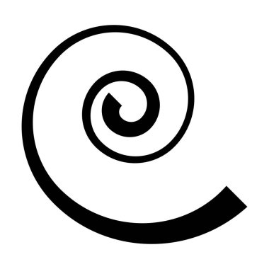 Döndür, döndür, döndür. Girdap, sarmal simgesi, sembol