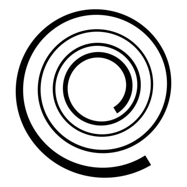 Döndür, döndür, döndür. Girdap, sarmal simgesi, sembol